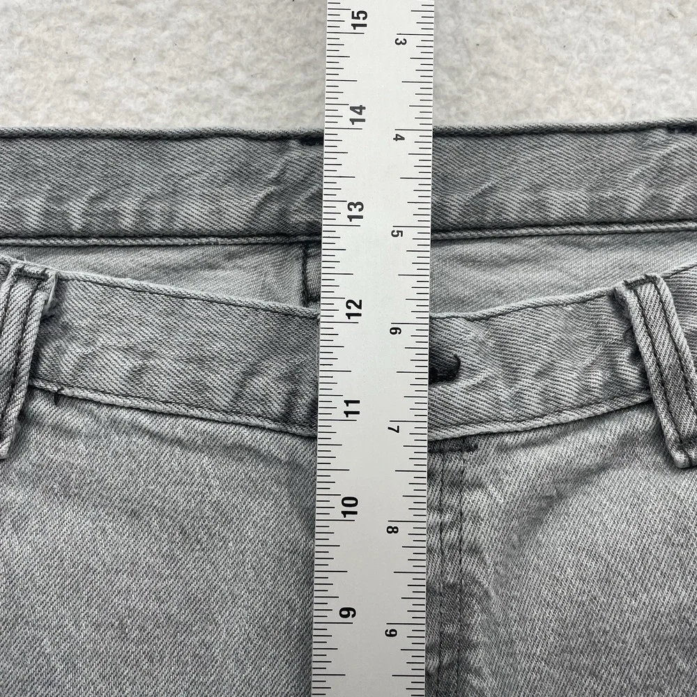 Levis 501 Jeans‎ Mens 38x28 (Tag 38x29) Gray Button Fly Straight Leg 100% Cotton